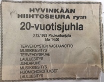 Kutsu Hyvinkään Sanomissa 20-vuotisjuhlaan!